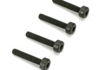 Dubro 2.0mm x 4 Socket Head Cap Screws (4/pkg)