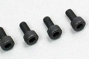 Dubro 3.0mm x 6 Socket Head Cap Screws (4/pkg)