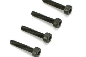 Dubro 3.0mm x 30 Socket Head Cap Screws (4/pkg)