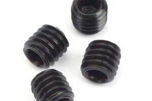 Dubro Socket Set Screws, 3mm, 4/pkg