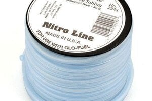 Dubro DUB2243 Nitro Line Silicone Fuel Tubing-Blue (price per ft)