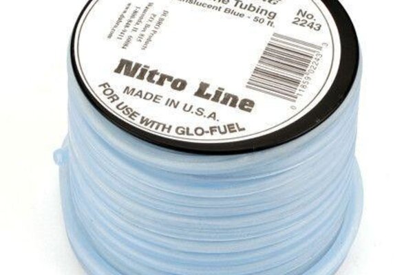 Dubro Nitro Line Silicone Fuel Tubing (blue) 1ft