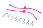 Dubro Body Klip Retainers-Pink