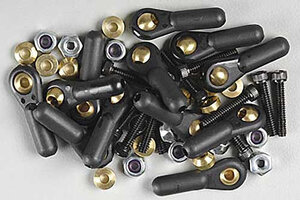 Dubro 4-40 Heavy Duty Ball Links 12/pkg
