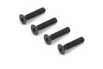 Dubro 3.0mmx10 Flat Head Socket Screws 4/pkg