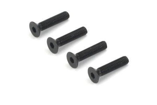 Dubro 3.0mmx10 Flat Head Socket Screws 4/pkg