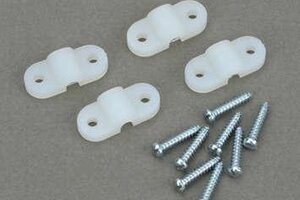 Dubro 5/32" Nylon Landing Gear Strap 4/pkg