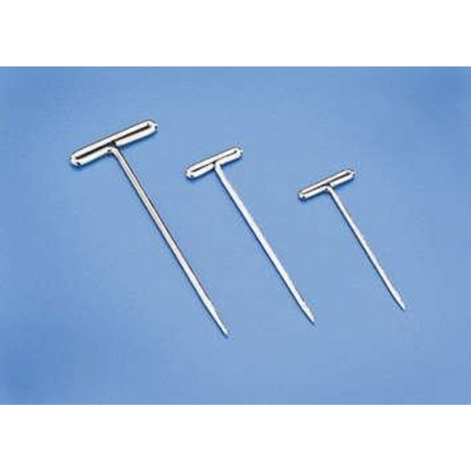 Dubro 1 1/4" Nickel Plated T-Pins 100pc