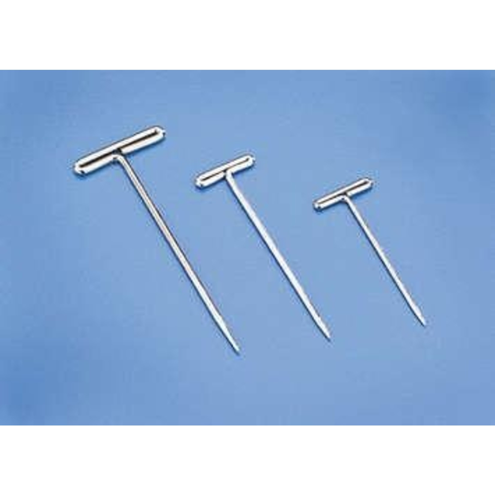 Dubro 1 1/2" Nickel Plated T-Pins 100pc