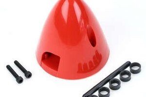 Dubro 2 1/2" Spinner (2 Blade) Red