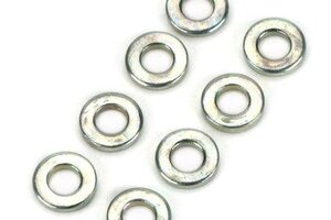 Dubro #6 Flat Washer 8pc Dubro #6 Flat Washer 8pc