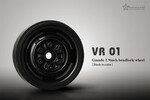 Gmade 1.9 VR01 Beadlock Wheels (Black) (2)