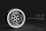 Gmade 1.9 VR01 Beadlock Wheels (Chrome) (2)