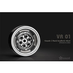 Gmade 1.9 VR01 Beadlock Wheels (Chrome) (2)