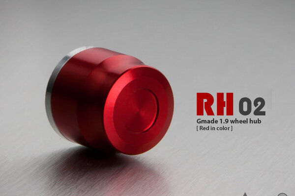 Gmade 1.9 RH02 Wheel Hubs (Red) (4)