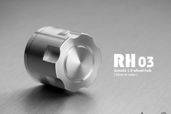 Gmade 1.9 RH03 Wheel Hubs (Silver) (4)