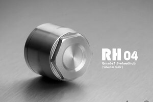 Gmade 1.9 RH04 Wheel Hubs (Silver) (4)