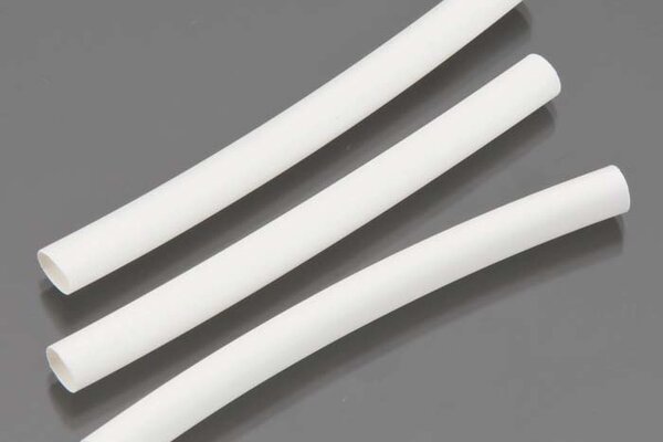 Dubro 3/16" Diameter Heat Shrink Tubing White 3/pkg