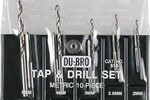 Dubro 10pc Metric Tap & Drill Set