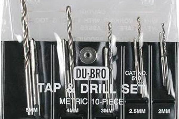 Dubro 10pc Metric Tap & Drill Set