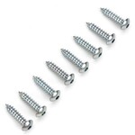 Dubro DUB526  #2x1/2" Button Head Sheet Metal Screws 8/pkg