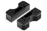 HPI Racing CNC Engine Cooling Mount Set Trophy 3.5/4.6 Series (Black)