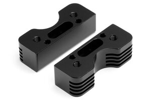 HPI Racing CNC Engine Cooling Mount Set Trophy 3.5/4.6 Series (Black)