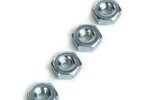 Dubro Standard Steel Hex Nuts (2-56) 4/pkg