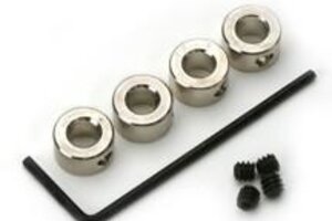 Dubro 1/16" Plated Brass Dura-Collar Bulk 12/pkg