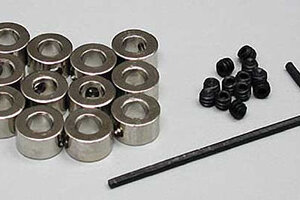 Dubro 3/16" Plated Brass Dura-Collar Bulk 12/pkg