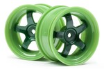 HPI Racing Work Meister S1 Wheel Green 26mm (3mm Offset/2pcs)