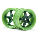 HPI Racing Work Meister S1 Wheel Green 26mm (3mm Offset/2pcs)