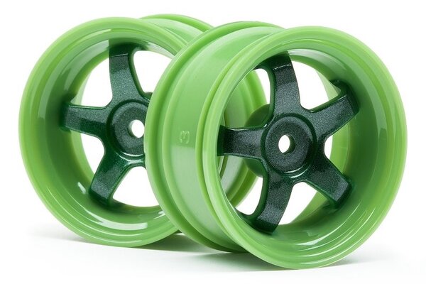 HPI Racing Work Meister S1 Wheel Green 26mm (3mm Offset/2pcs)