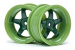 HPI Racing Work Meister S1 Wheel Green 26mm (6mm Offset/2pcs)