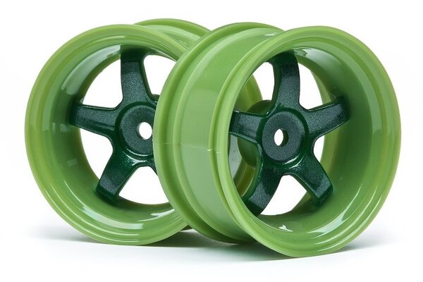 HPI Racing Work Meister S1 Wheel Green 26mm (6mm Offset/2pcs)
