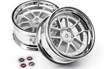 HPI Racing Dy-Champion 26mm Wheel (Chrome/Silver/6mm