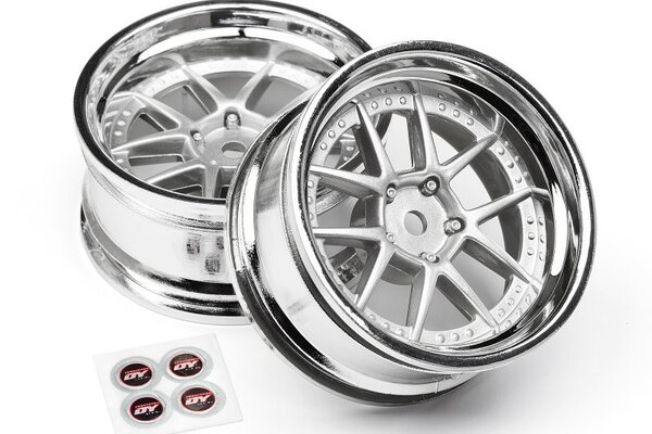 HPI Racing Dy-Champion 26mm Wheel (Chrome/Silver/6mm
