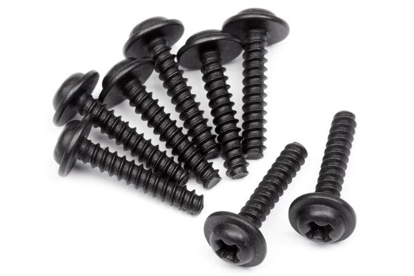 HPI Racing Tp. Flanged Screw M3X15mm (8pcs) Savage XL