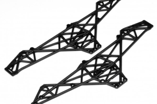 HPI Racing Main Chassis Set (Black) Wheely King