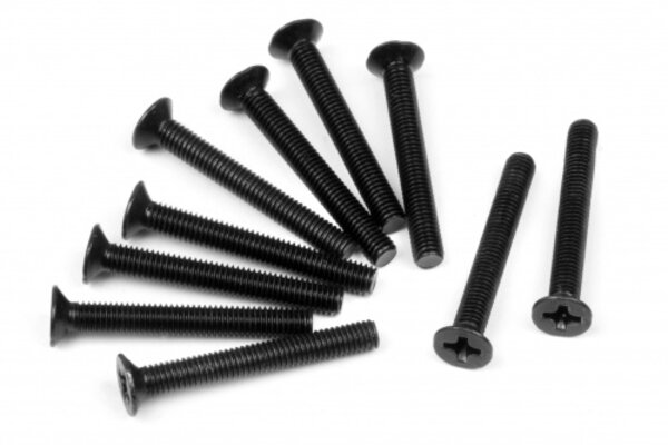 HPI Racing Flathead Screw M3X24mm (10pcs)