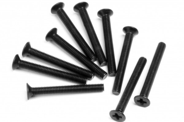 HPI Racing Flat Head Screw M3X26mm (10pcs)