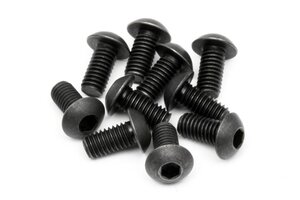 HPI Racing Button Head Screw M3X6mm (Hex Socket/10pcs)