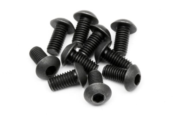 HPI Racing Button Head Screw M3X6mm (Hex Socket/10pcs)