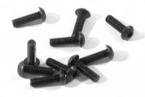 HPI Racing Button Head Screw M3X10mm (Hex Socket/10pcs)
