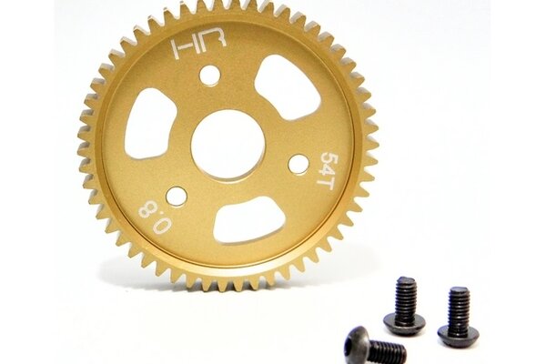 Hot Racing 54T Aluminum Spur Gear, 32P (0.8Mod)