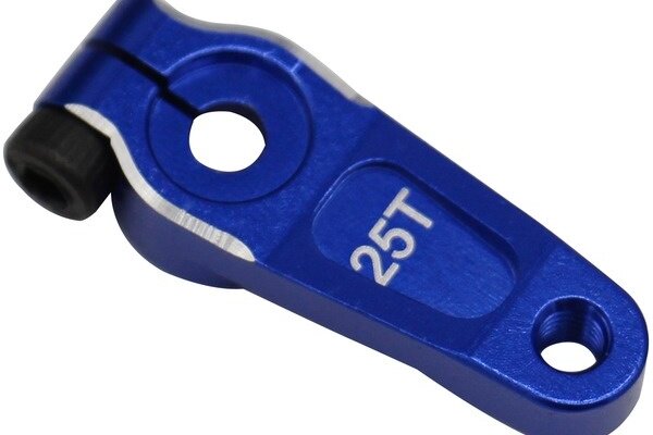 Hot Racing Aluminum Lock Servo Arm, 25 Tooth, for Traxxas Slash Stamp