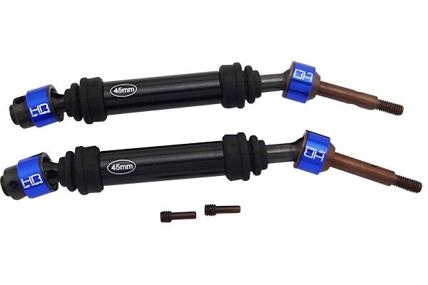 Hot Racing Rear Light Weight Metal CV Splined Axles, for Slash 4x4