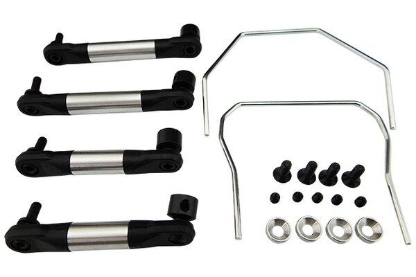 Hot Racing Front & Rear Sway Bar Kit for Traxxas 4x4 Slash