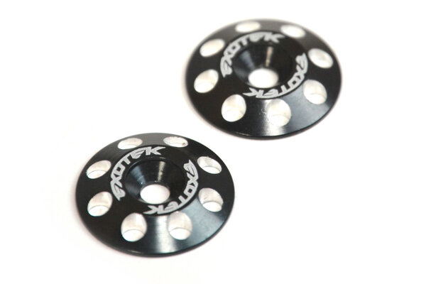 Exotek Racing Flite Wing Buttons V2, 6061 Black