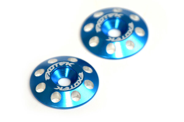 Exotek Racing Flite Wing Buttons V2, 6061 Blue